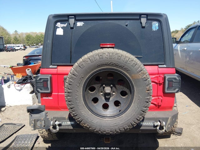 44957980 :رقم المزاد ، 1C4HJXDG4JW267365 vin ، 2018 Jeep Wrangler Unlimited Sport 4x4 مزاد بيع