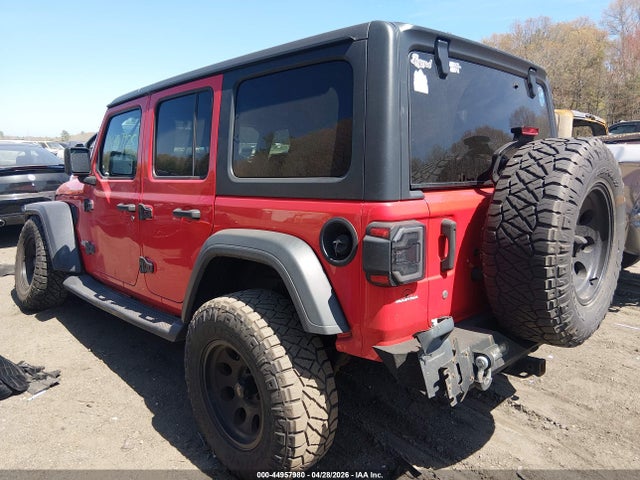 44957980 :رقم المزاد ، 1C4HJXDG4JW267365 vin ، 2018 Jeep Wrangler Unlimited Sport 4x4 مزاد بيع
