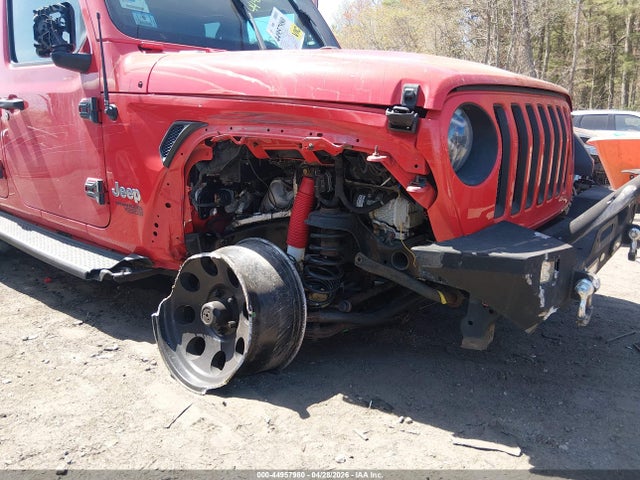 44957980 :رقم المزاد ، 1C4HJXDG4JW267365 vin ، 2018 Jeep Wrangler Unlimited Sport 4x4 مزاد بيع