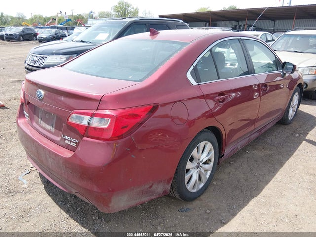 2017 Subaru Legacy 2.5i Premium მანქანა იყიდება აუქციონზე, vin: 4S3BNAC64H3060583, აუქციონის ნომერი: 44958011