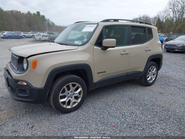 2016 Jeep Renegade Latitude მანქანა იყიდება აუქციონზე, vin: ZACCJBBTXGPE00035, აუქციონის ნომერი: 44958064