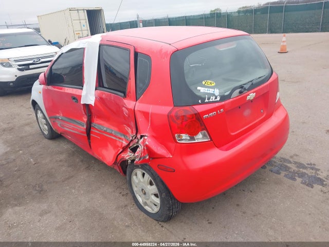 44958224 :رقم المزاد ، KL1TJ62634B273109 vin ، 2004 Chevrolet Aveo Ls مزاد بيع