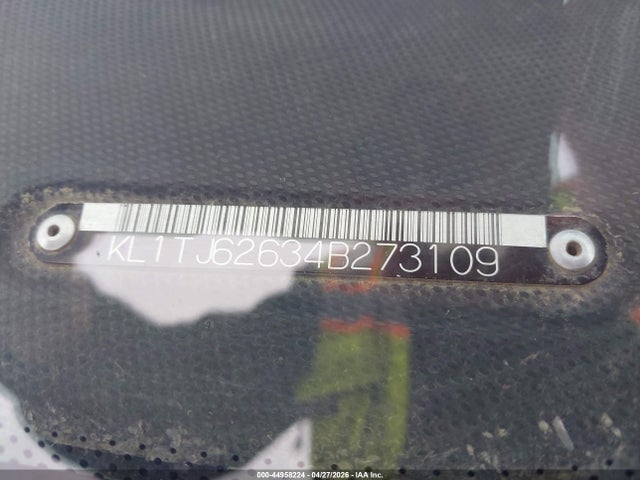 44958224 :رقم المزاد ، KL1TJ62634B273109 vin ، 2004 Chevrolet Aveo Ls مزاد بيع