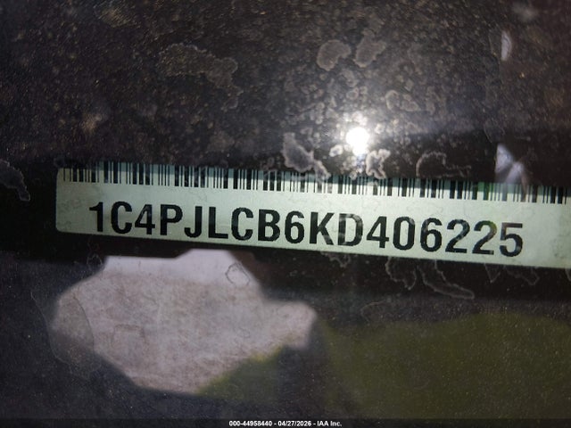 Aukcja sprzedaży 2019 Jeep Cherokee Latitude Fwd, vin: 1C4PJLCB6KD406225, numer aukcji: 44958440