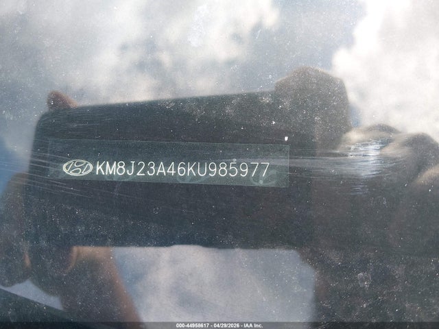 Aukcja sprzedaży 2019 Hyundai Tucson Se, vin: KM8J23A46KU985977, numer aukcji: 44958617