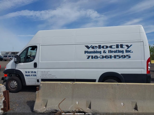 44958641 :رقم المزاد ، 3C6MRVZG9PE591717 vin ، 2023 Ram Promaster 3500 Cargo Van Super High Roof 159 Wb Ext مزاد بيع