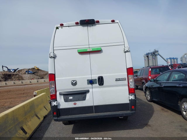 44958641 :رقم المزاد ، 3C6MRVZG9PE591717 vin ، 2023 Ram Promaster 3500 Cargo Van Super High Roof 159 Wb Ext مزاد بيع