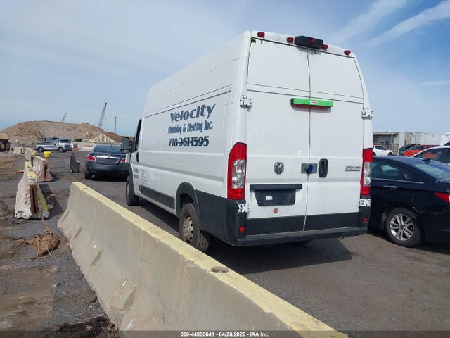 44958641 :رقم المزاد ، 3C6MRVZG9PE591717 vin ، 2023 Ram Promaster 3500 Cargo Van Super High Roof 159 Wb Ext مزاد بيع