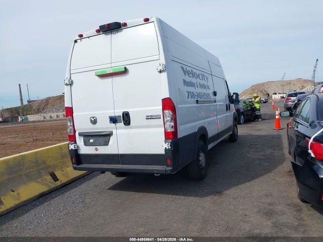 44958641 :رقم المزاد ، 3C6MRVZG9PE591717 vin ، 2023 Ram Promaster 3500 Cargo Van Super High Roof 159 Wb Ext مزاد بيع