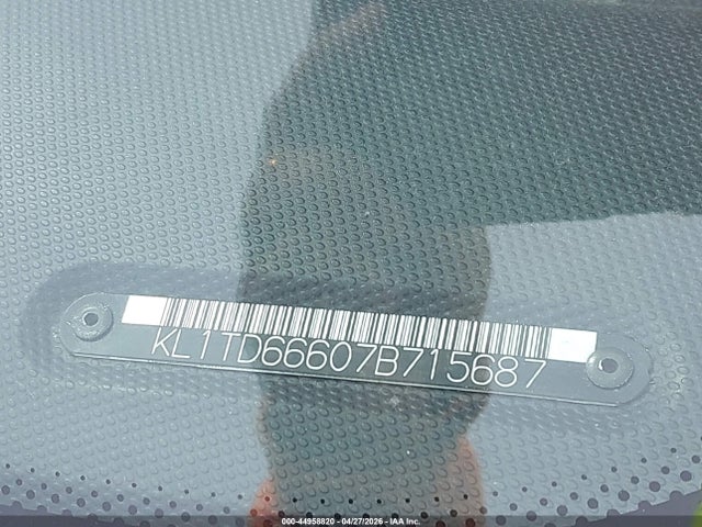 44958820 :رقم المزاد ، KL1TD66607B715687 vin ، 2007 Chevrolet Aveo 5 Ls مزاد بيع