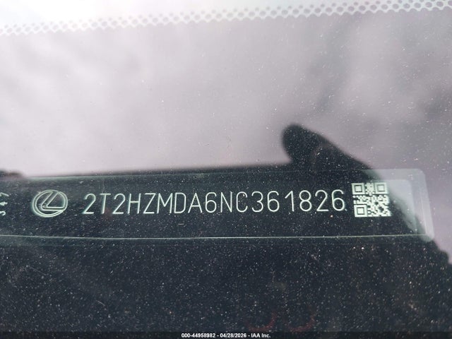 Продажа на аукционе авто 2022 Lexus Rx 350, vin: 2T2HZMDA6NC361826, номер лота: 44958982