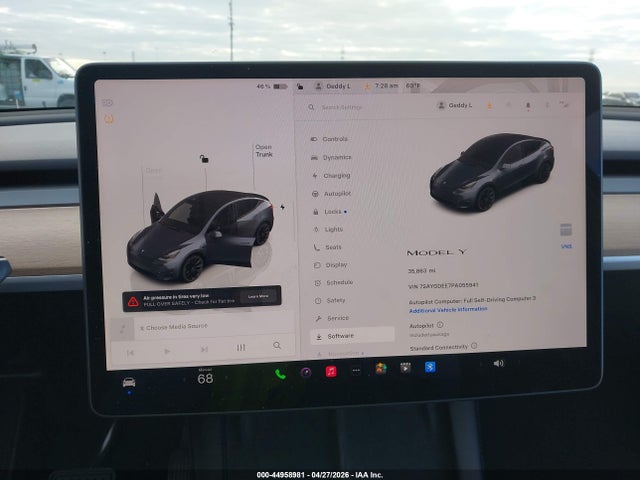 7SAYGDEE7PA055941 Tesla Model Y Awd/long Range Dual Motor All-wheel Drive