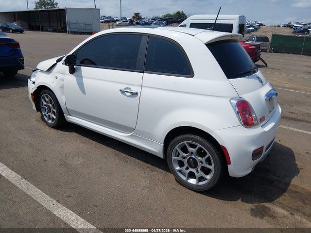 Продажа на аукционе авто 2012 Fiat 500 Sport, vin: 3C3CFFBR7CT187825, номер лота: 44959069