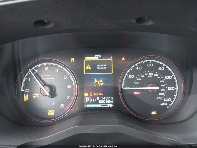 2019 Subaru Forester Sport მანქანა იყიდება აუქციონზე, vin: JF2SKAPC0KH544206, აუქციონის ნომერი: 44959125