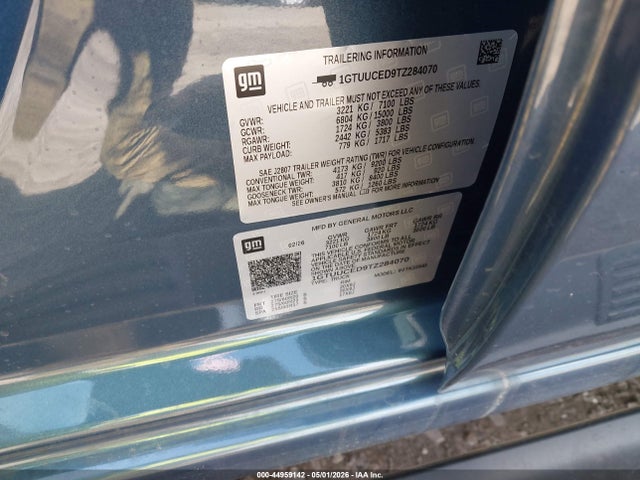1GTUUCED9TZ284070 GMC SIERRA 1500