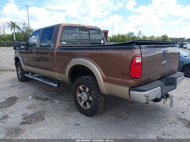 44959397 :رقم المزاد ، 1FT8W3BT3BEA07427 vin ، 2011 Ford F-350 Lariat مزاد بيع
