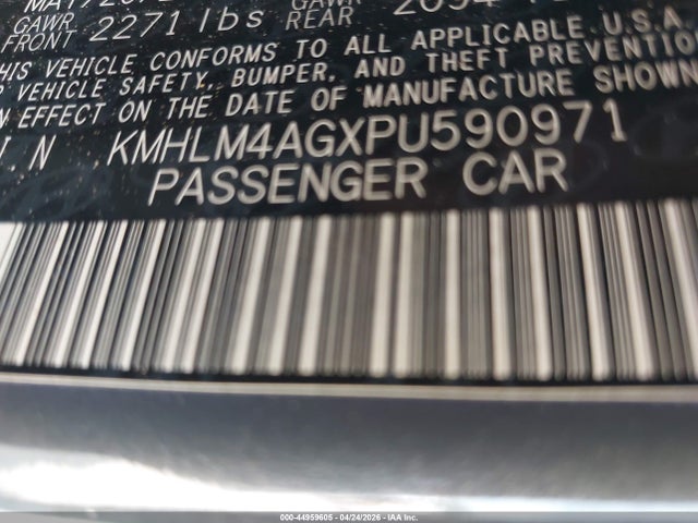 2023 Hyundai Elantra Sel მანქანა იყიდება აუქციონზე, vin: KMHLM4AGXPU590971, აუქციონის ნომერი: 44959605