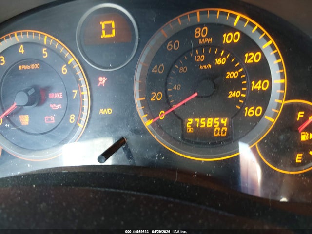44959633 :رقم المزاد ، JNKCV51F05M315118 vin ، 2005 Infiniti G35x مزاد بيع
