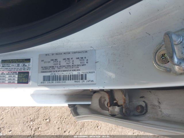2010 Mazda Mazda3 I Touring მანქანა იყიდება აუქციონზე, vin: JM1BL1SG6A1195873, აუქციონის ნომერი: 44959668