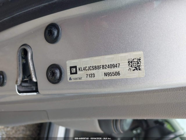 Продаж на аукціоні авто 2015 Buick Encore Leather, vin: KL4CJCSB8FB240947, номер лоту: 44959748