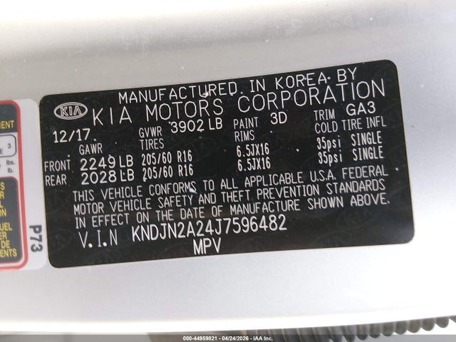 KNDJN2A24J7596482 KIA Soul !