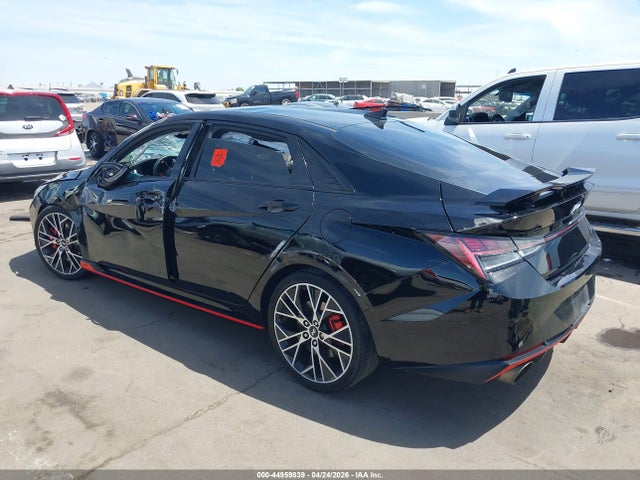 2022 Hyundai Elantra N მანქანა იყიდება აუქციონზე, vin: KMHLW4AK1NU006632, აუქციონის ნომერი: 44959839