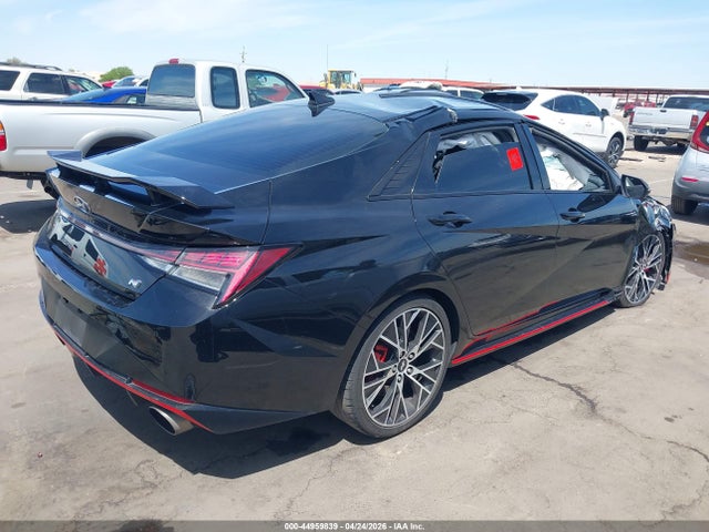 2022 Hyundai Elantra N მანქანა იყიდება აუქციონზე, vin: KMHLW4AK1NU006632, აუქციონის ნომერი: 44959839