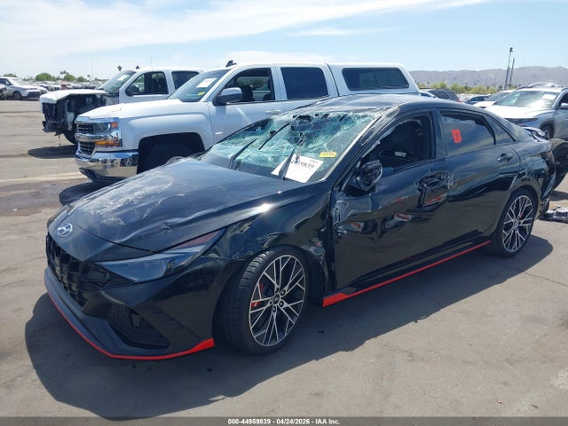 2022 Hyundai Elantra N მანქანა იყიდება აუქციონზე, vin: KMHLW4AK1NU006632, აუქციონის ნომერი: 44959839
