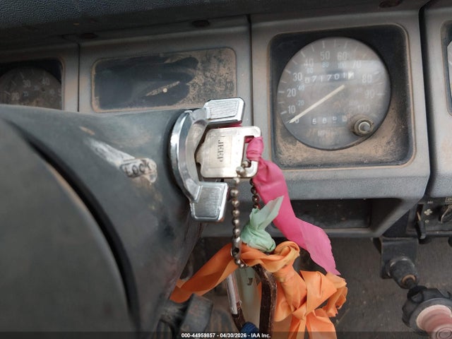 44959857 :رقم المزاد ، 2J4FY19E5KJ169262 vin ، 1989 Jeep Wrangler / Yj مزاد بيع