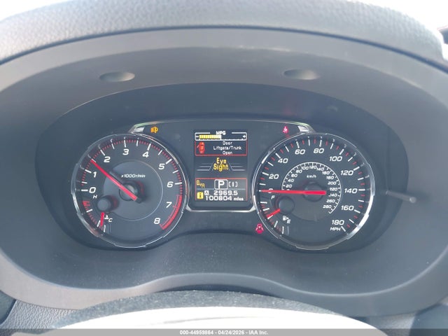 Aukcja sprzedaży 2020 Subaru Wrx Limited, vin: JF1VA1P62L8807893, numer aukcji: 44959864