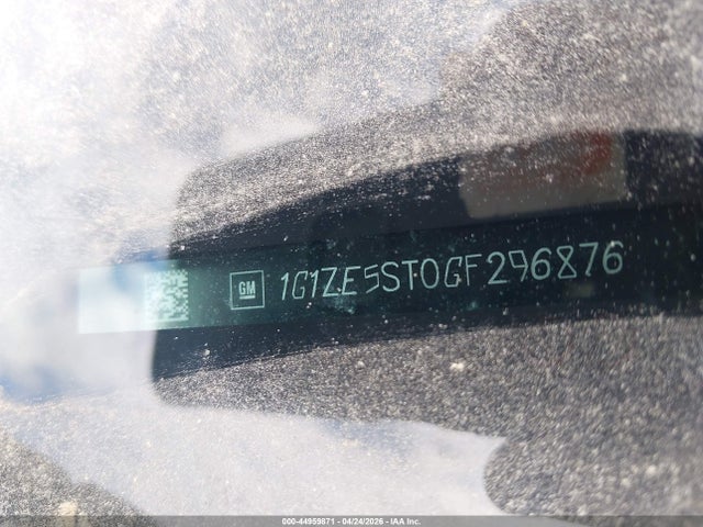 44959871 :رقم المزاد ، 1G1ZE5ST0GF296876 vin ، 2016 Chevrolet Malibu 1lt مزاد بيع