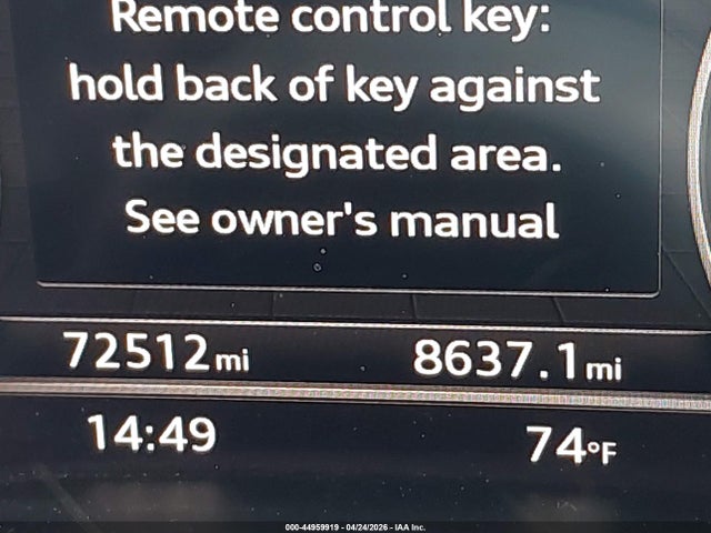 44959919 :رقم المزاد ، WAUFNAF45HN030053 vin ، 2017 Audi A4 2.0t Premium مزاد بيع
