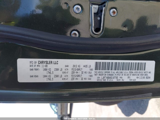 44959975 :رقم المزاد ، 1J8FT48B09D187785 vin ، 2009 Jeep Patriot Limited مزاد بيع