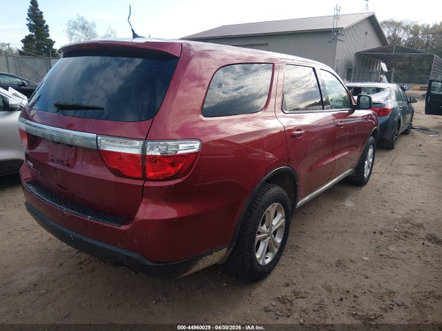 2013 Dodge Durango Sxt მანქანა იყიდება აუქციონზე, vin: 1C4RDJAG6DC527784, აუქციონის ნომერი: 44960029