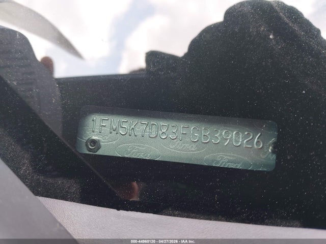 Продаж на аукціоні авто 2015 Ford Explorer Xlt, vin: 1FM5K7D83FGB39026, номер лоту: 44960120