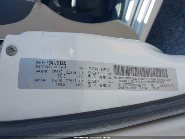 Aukcja sprzedaży 2019 Dodge Grand Caravan Se, vin: 2C4RDGBGXKR547638, numer aukcji: 44960188