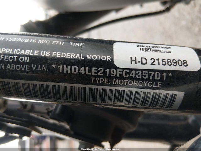 Harley-Davidson Xl883 Iron 883 2015 1HD4LE219FC435701 Image 10