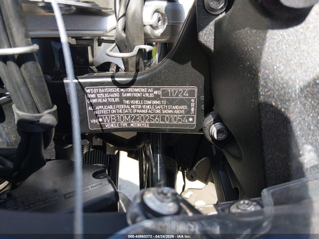 2025 Bmw R 1300 Gs მანქანა იყიდება აუქციონზე, vin: WB10M2302S6L01054, აუქციონის ნომერი: 44960372