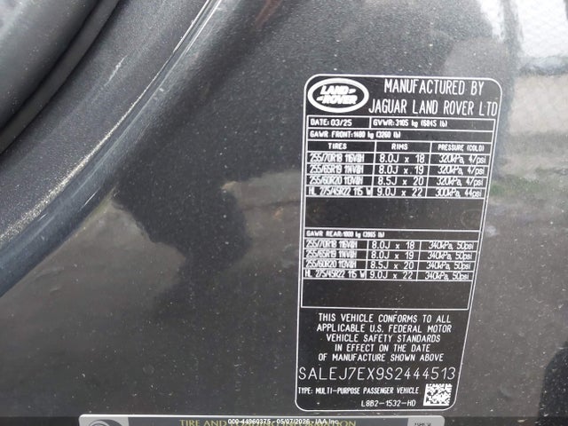 SALEJ7EX9S2444513 Land Rover Defender 110 P300