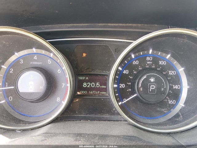 2013 Hyundai Sonata Gls მანქანა იყიდება აუქციონზე, vin: 5NPEB4AC8DH518852, აუქციონის ნომერი: 44960606