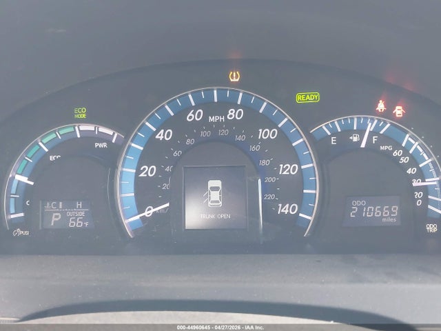 Aukcja sprzedaży 2012 Toyota Camry Hybrid Xle, vin: 4T1BD1FK6CU012559, numer aukcji: 44960645