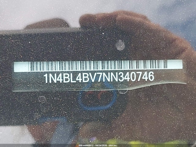 Продаж на аукціоні авто 2022 Nissan Altima S Fwd, vin: 1N4BL4BV7NN340746, номер лоту: 44960912