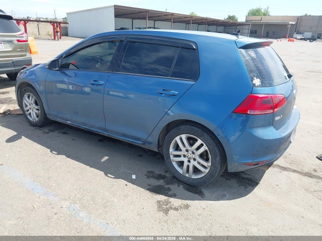 Продажа на аукционе авто 2016 Volkswagen Golf Tsi S 4-door, vin: 3VW217AU6GM063317, номер лота: 44960958