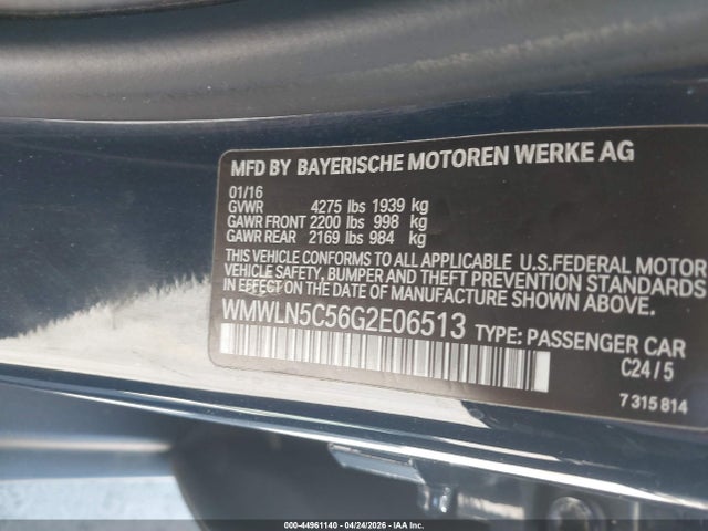 WMWLN5C56G2E06513 Mini Clubman Cooper