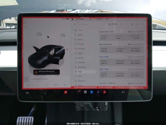44961215 :رقم المزاد ، 7SAYGDEF9PF862005 vin ، 2023 Tesla Model Y Performance Dual Motor All-wheel Drive مزاد بيع