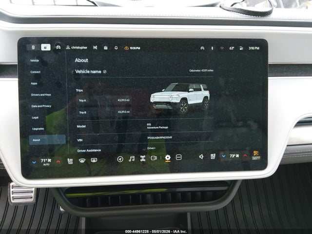 Продаж на аукціоні авто 2023 Rivian R1s Adventure, vin: 7PDSGABA9PN030149, номер лоту: 44961228