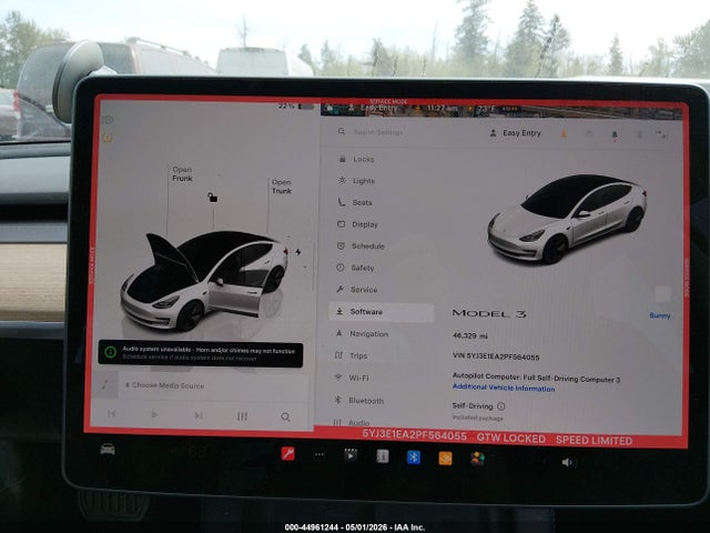 Продаж на аукціоні авто 2023 Tesla Model 3 Rear-wheel Drive, vin: 5YJ3E1EA2PF564055, номер лоту: 44961244