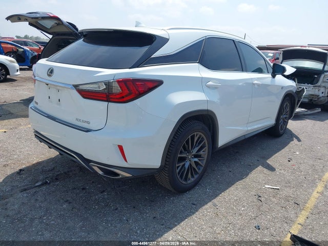 2016 Lexus Rx 350 F Sport მანქანა იყიდება აუქციონზე, vin: 2T2BZMCA1GC049195, აუქციონის ნომერი: 44961277