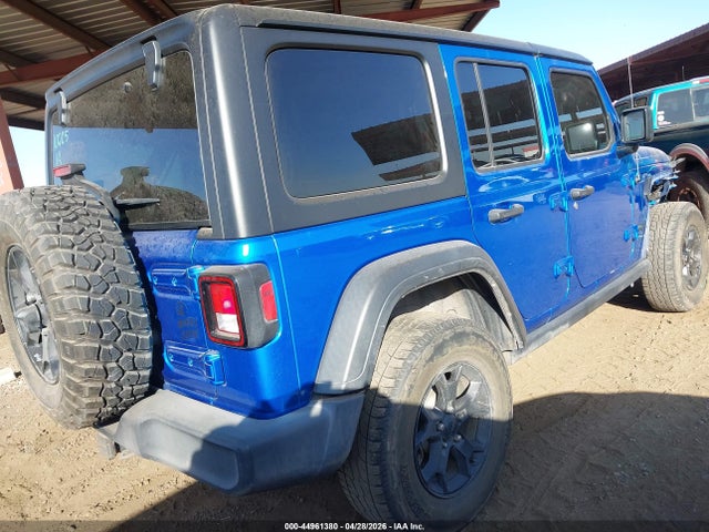 Продаж на аукціоні авто 2021 Jeep Wrangler Unlimited Willys Sport 4x4, vin: 1C4HJXDG3MW720637, номер лоту: 44961380