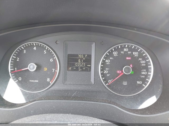 44961393 :رقم المزاد ، 3VWDP7AJ9CM345667 vin ، 2012 Volkswagen Jetta 2.5l Se مزاد بيع